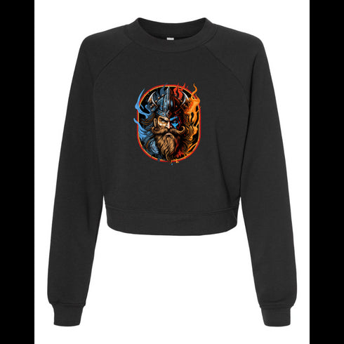 Viking head Bella canvas hoodie 7505